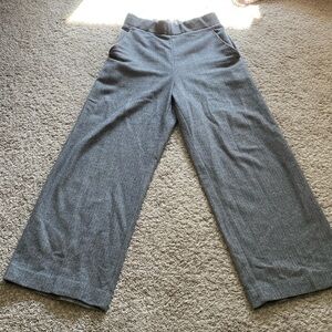Grey wool pull on Wilfred pants
